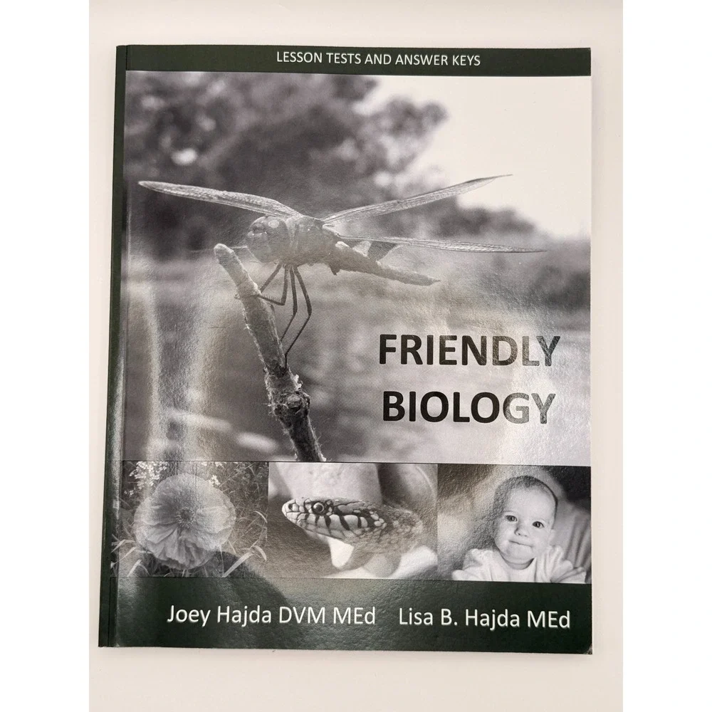 Friendly Biology Secular Version Homeschool Science Textbook Workbook Tests Joey